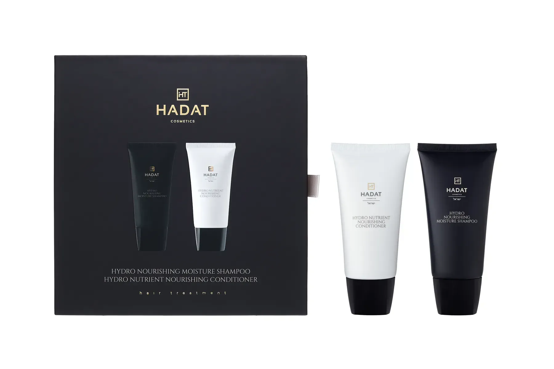 Подарочный Набор для Интенсивного Увлажнения Волос Hadat Hydro Nourishing Moisture Shampoo+ Hadat Hydro Nutrient Nourishing Conditioner (70 ml)-Hadat Hydro Nourishing Moisture Shampoo+ Hadat Hydro Nutrient Nourishing Conditioner (70 ml)